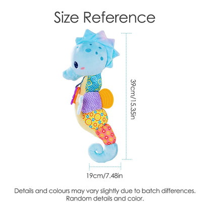 Soft Giraffe Baby Rattle Hanging Plush Newborn Sensory Toys