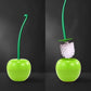 Cherry Toilet Brush & Holder – Stylish Bathroom Accessory, Non-Scratch Cleaner for Ceramic Surfaces, Premium Design