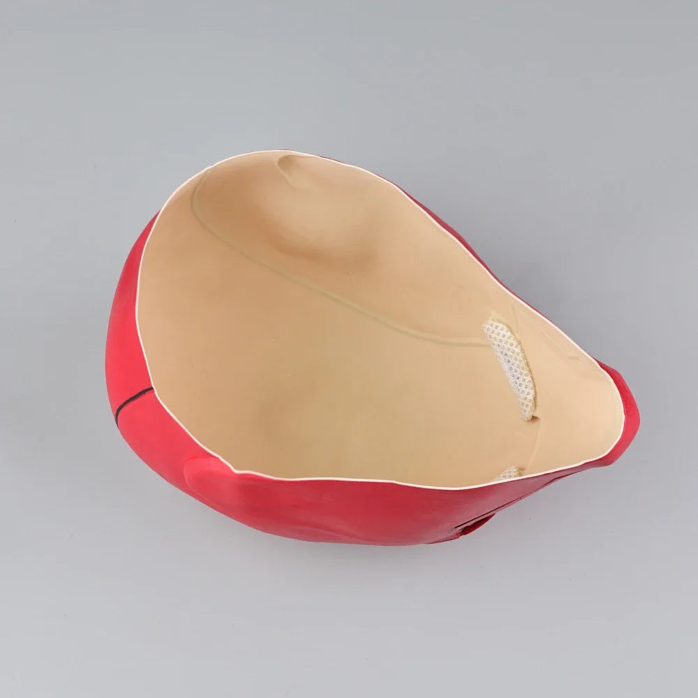 Red Hood-superheldenhelm van latex, cosplaymasker dat het hele gezicht bedekt, voor volwassen mannen, Halloween en gemaskerde bals 2026