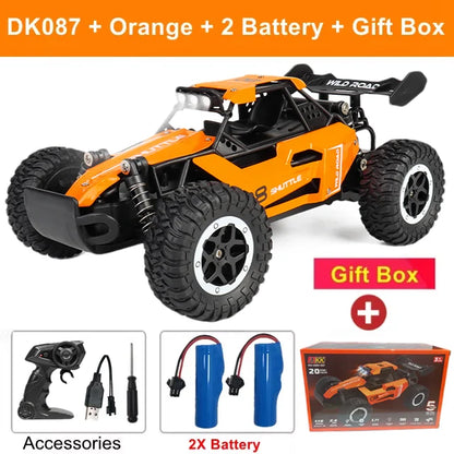 Remote Control Car Drift 1:16 Off Road Alloy Truck 2.4G Radio LED Lights High Speed Fall 2025 Gift For Kids