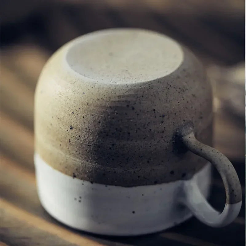 Keramische koffiemok 170ml mat steengoed nordisch retro minimalistische koffiekop herfst 2025 gezellig cadeau