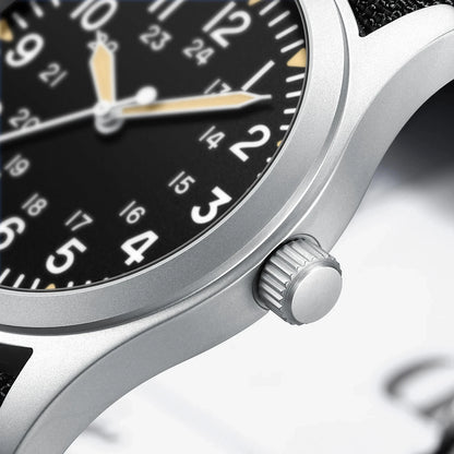 Militær Quartz Feltur 37mm Safir Efterår 2025