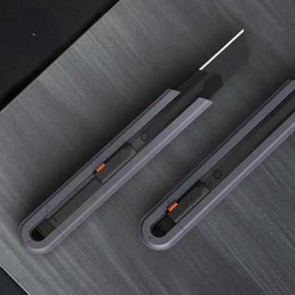 Kompakt verktøykniv med sikkerhetslås - 0,79 tommers karbonstålblad, hjemmeverktøy for gjør-det-selv-håndverk