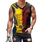 Deadpool & Wolverine Inspired Superhero Compression Tank Top - Workout Vest for Bodybuilding Perfect for Cosplay and Fitness Activities