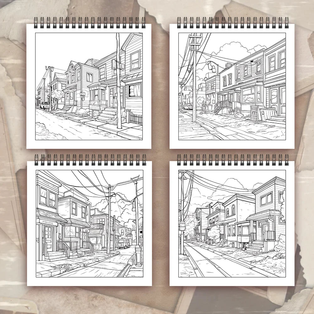 Adult Coloring Book Spiral Bound 30 Sheets 8.3 By 8.3 Inches Holiday Gift Idea For Relaxation 2025