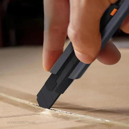 Kompakt verktøykniv med sikkerhetslås - 0,79 tommers karbonstålblad, hjemmeverktøy for gjør-det-selv-håndverk