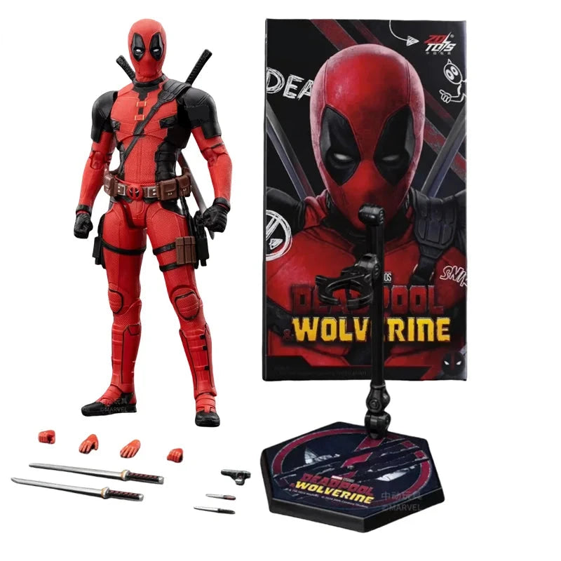 Super War Deadpool & Wolverine Collectible Actionfigurer - Anime-inspirerte leker