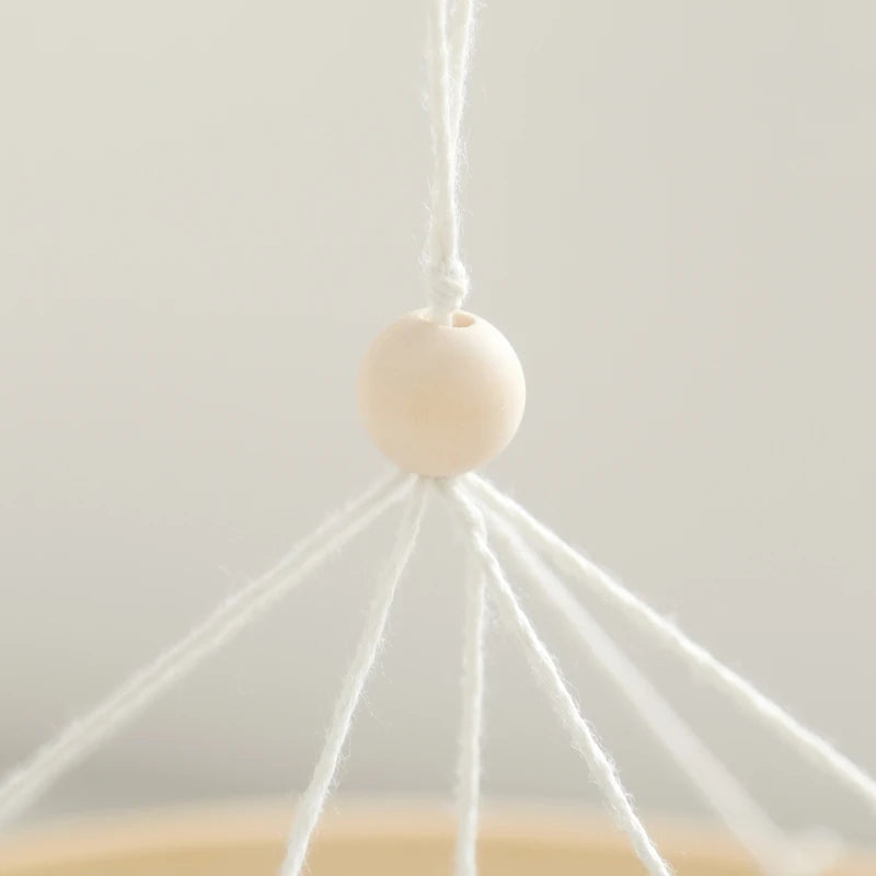 Baby Crib Mobile Wooden Nursery Newborn Sensory Toys