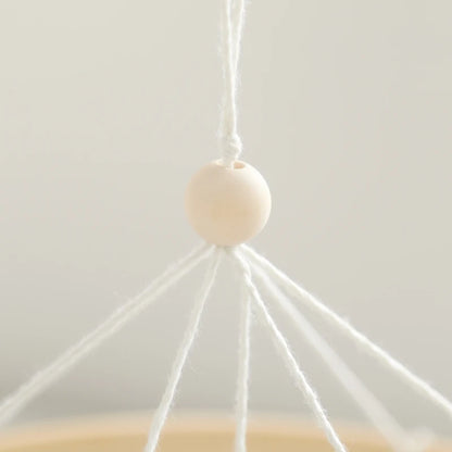 Baby Crib Mobile Wooden Nursery Newborn Sensory Toys