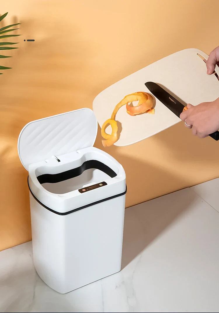 Smart Sensor Trash Can Rectangular Kitchen Bathroom