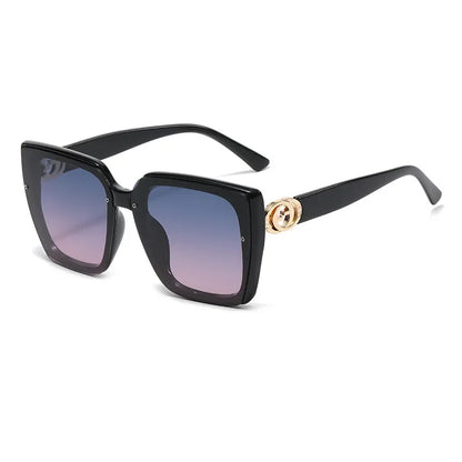 Store Ramme Firkantede Solbriller Kvinder Designer UV400 Rejse Eyewear Udendørs Mode