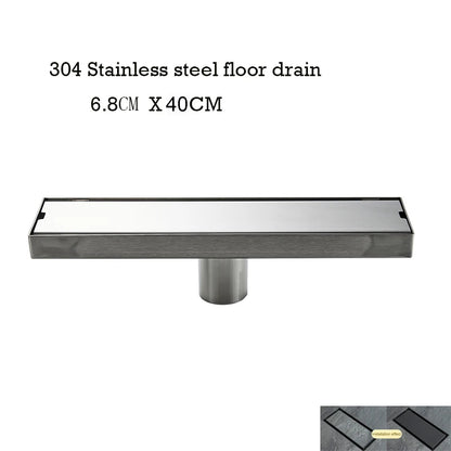 Floor Drain Invisible Square Shower Drain Anti Odor Stainless Steel Easy Clean 2026 Home Renovation Trend