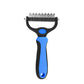 Pet Grooming Care Deshedding Brush for Dogs & Cats - Fur Remover & Knot Cutter Comb