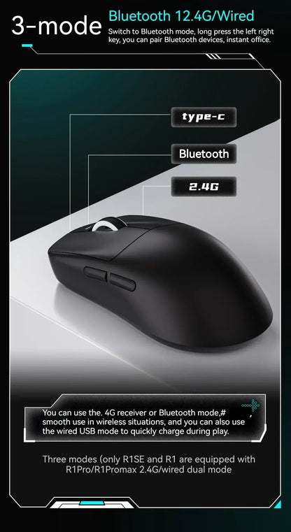 Gaming Mouse Wireless Lightweight Ambidextrous 26000 DPI