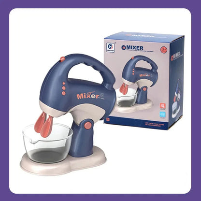 Pretend Kitchen Playset - Electric Vacuum, Juicer, Washing Machine & Water Sweeper Toys for Kids