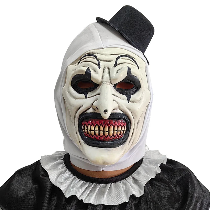 Klovnemaske Terrifier Latex Cosplay Halloween 2025 One Size