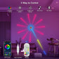 Smart RGB Firework LED String Christmas Lights - App Controlled Starburst Fairy Lights with Music Sync for Parties, Weddings, and Holiday Decor