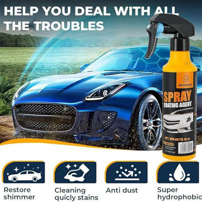 Glasversiegelungsspray 300ml Hydrophober Autopflege, Hochglanz-Finish, TikTok viral Autopflege 2026