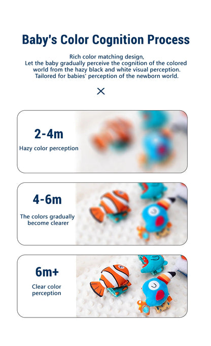 Baby Wrist Rattle Set Newborn Sensory Toys Soothing Gift