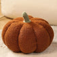 Plush Pumpkin Cushion – Cozy Sherpa & Boucle Throw Pillow for Fall & Halloween Home Decor, Ideal Gift for Kids and Babies