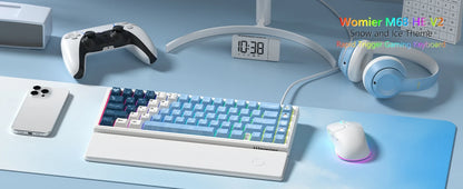 Tastiera meccanica 68 tasti effetto Hall RGB cablata compatta