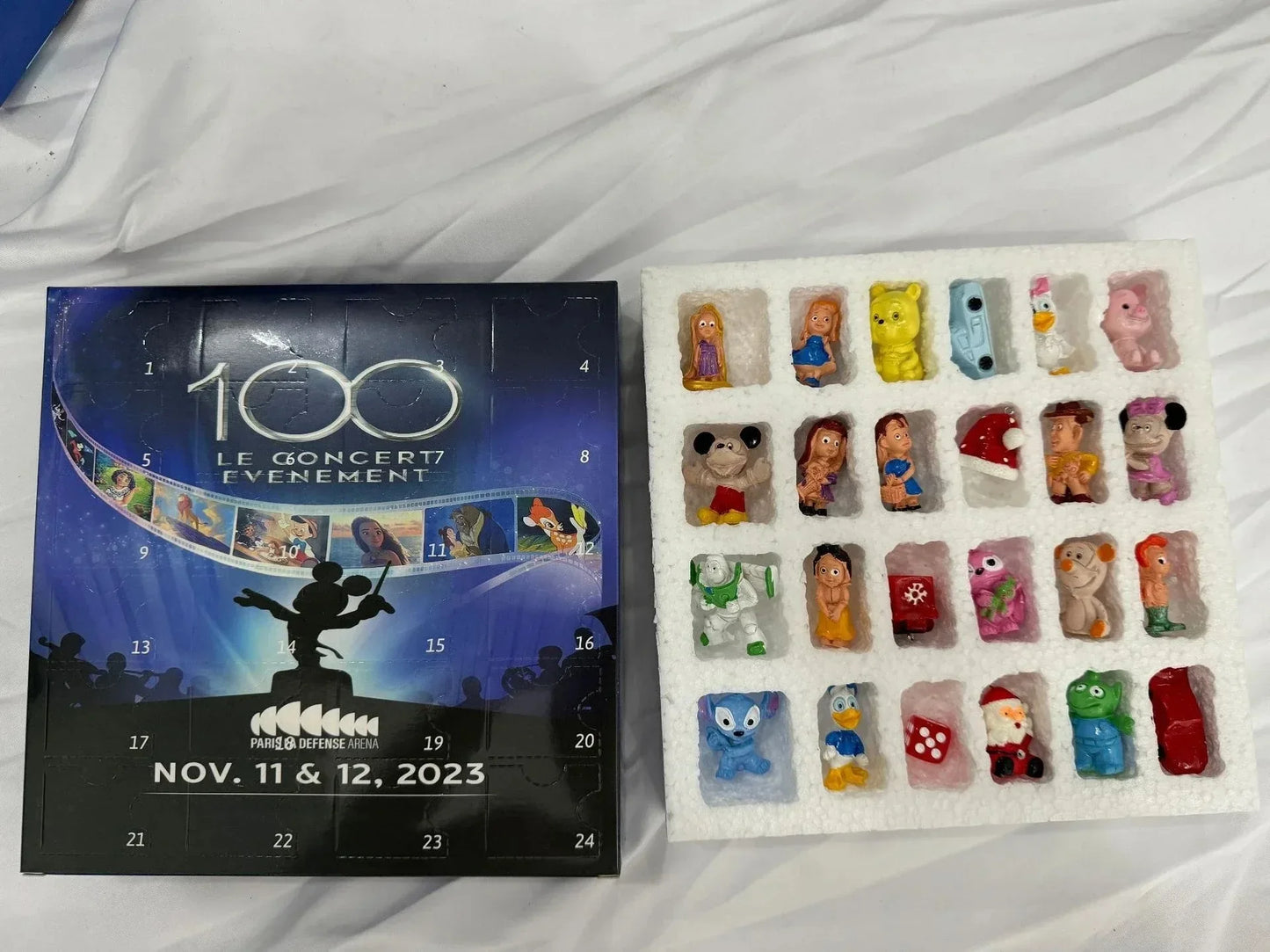 Calendario de Adviento Figuras Mini Stitch 24 Días Navidad