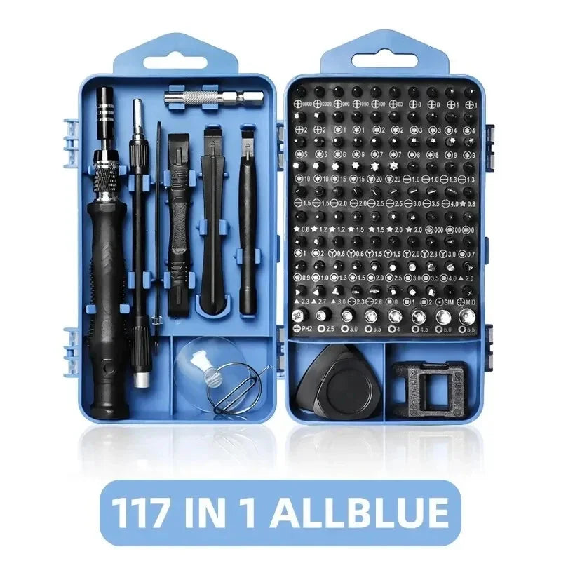 Electric Screwdriver Set 115/117-In-1 - Multifunction Tool Kit For Home PC And Phone Repair DIY Gift Idea