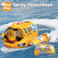 Waterproof Remote Control Motorboat with Dual Propellers - Fun RC Steamboat for Kids, Perfect Pool Toy