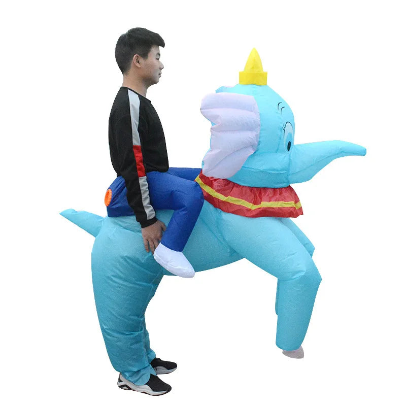 Opblaasbaar mascotte-clownkostuum voor volwassen mannen en vrouwen voor dansfeesten, kermissen en openingsvieringen 2026