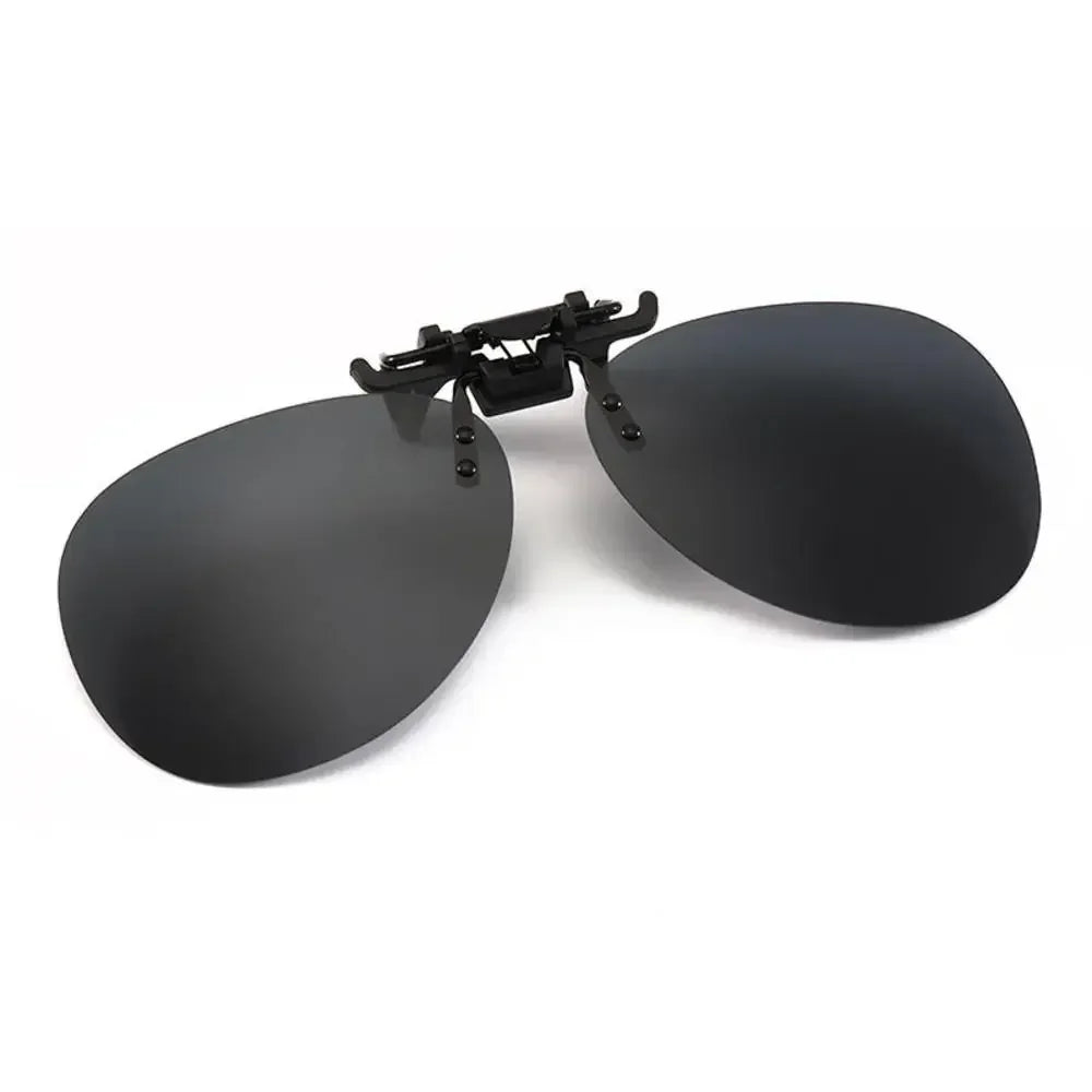 Clip-On Zonnebril Gepolariseerd UV400 Nachtzicht Rijden Bril Vierkante Clip-Ons Anti-Glare Vintage Stijl 2026