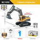 Professional RC Construction Vehicle Set - 2.4G Alloy Excavator & Dump Truck Toy for Kids