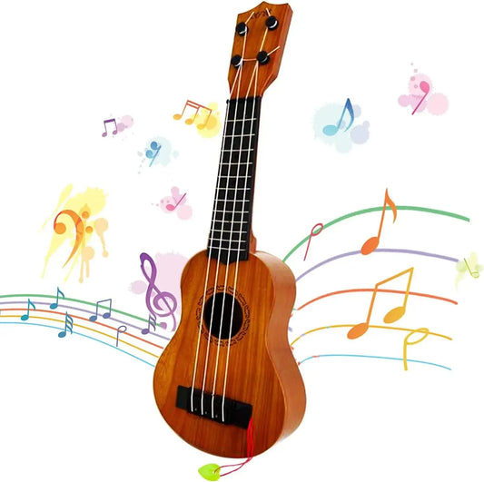 Educational Kids Ukulele Toy - Child-Friendly Guitar for Music Learning, Durable ABS Design, Unisex Gift for Ages 3+  35 cm (13,7 inch)