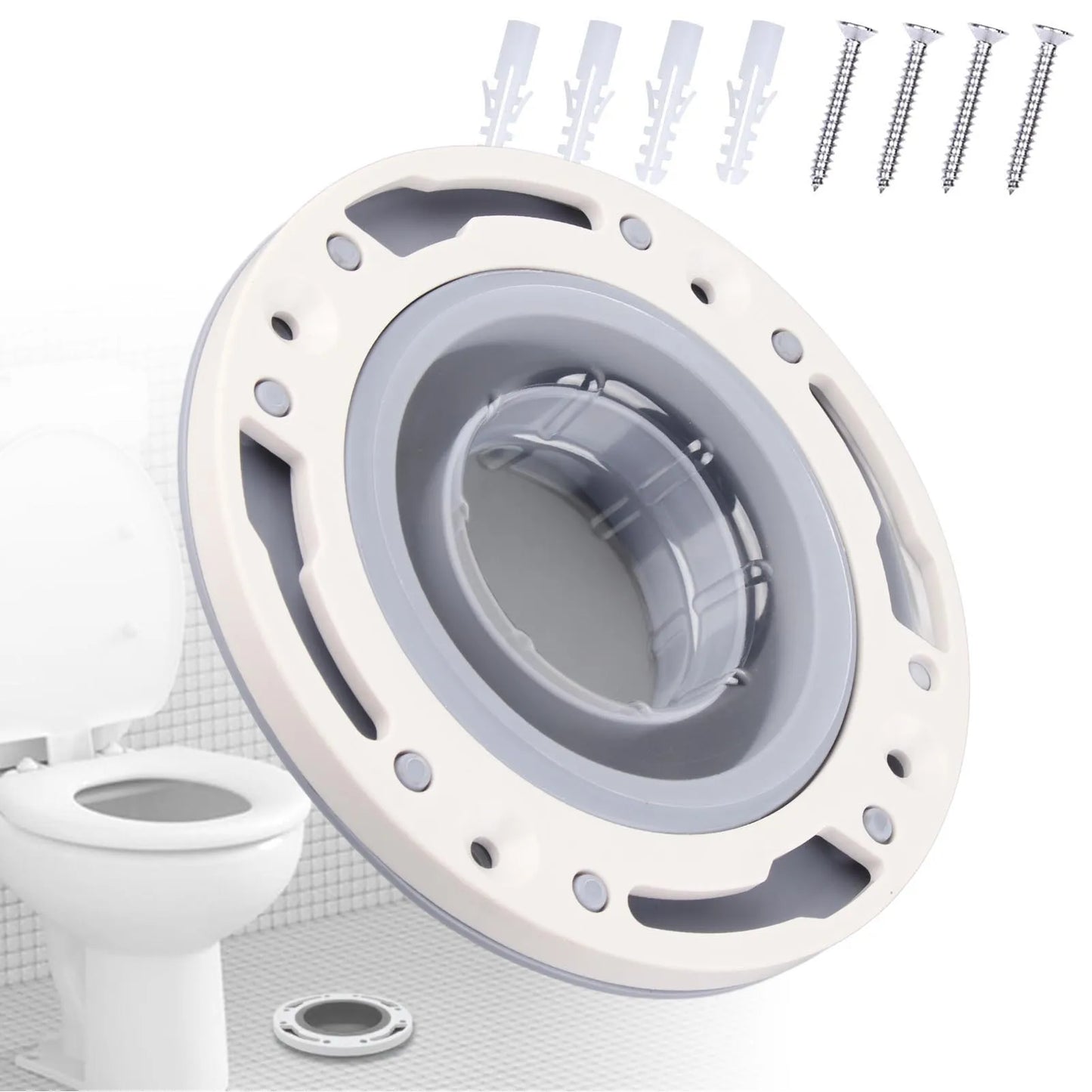Toilet Flange Repair Kit Universal Fit - DIY Home Improvement 2026, Easy Leak Prevention