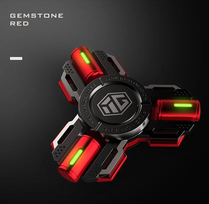 Glow Fidget Spinner Alloy EDC Long Spin Stress Relief