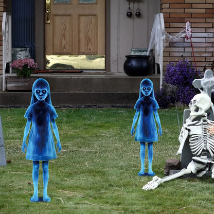 Halloween Little Girl Garden Post Outdoor Yard Decor