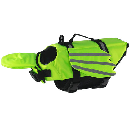 Dog Life Jacket with Chin Float & Rescue Handle – Reflective Adjustable Oxford Swimming Vest All Sizes 2026
