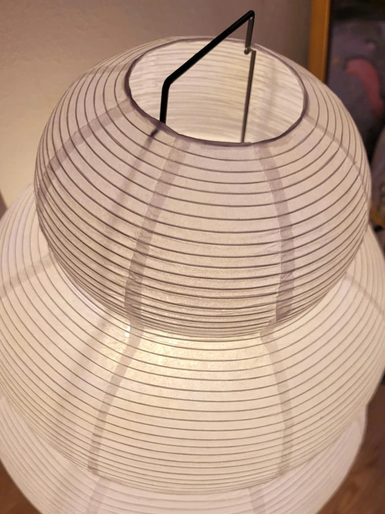 LED Rice Paper Lamp Tricolor Dimming Japanese Style