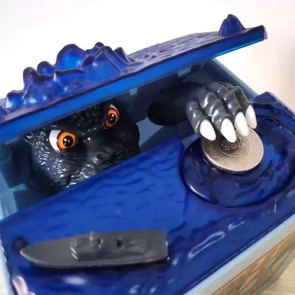 Godzilla Bank Pengeboks til Børn - Familie Dekoration Fødselsdagsgave