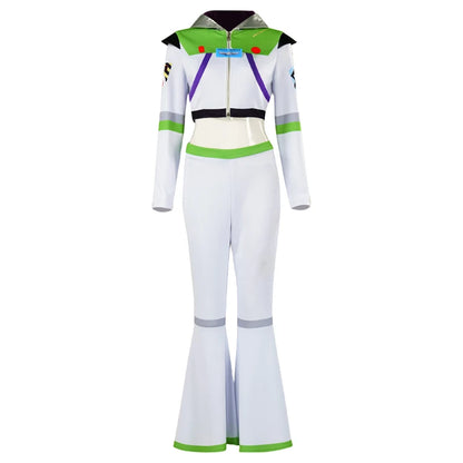 Buzz Lightyear Toy Story Disney-cosplaypak, jumpsuit met vleugels voor volwassenen, Halloweenfeest 2026