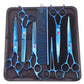 Professional Pet Grooming Scissors Kit - Stainless, Thinning & Chunker Shears