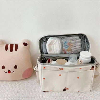 Babyflaschen-Kühltasche Wasserdicht Isolierter Kinderwagen-Organizer Frühling 2025 Thermische Windeltasche