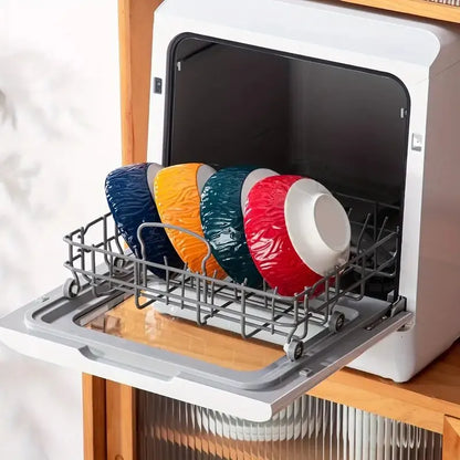 Boheemse keramische kommen set bloemmotief serveerschalen veelzijdig