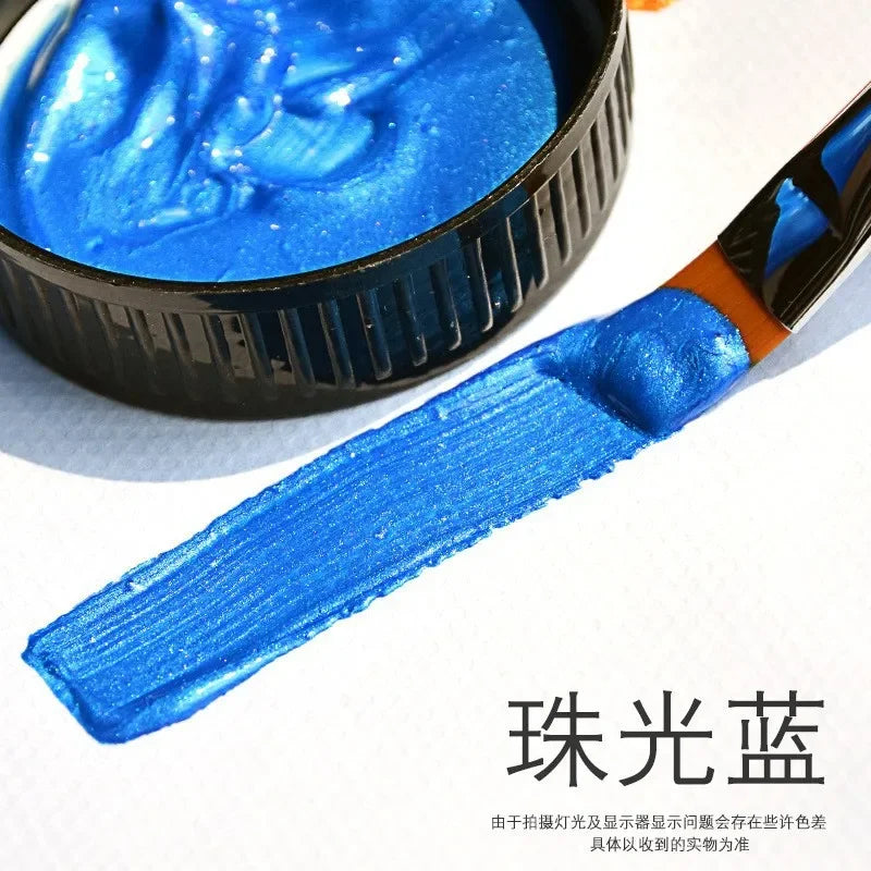 Colore acrilico dorato finitura metallica perlata impermeabile e resistente allo sbiadimento per gesso, tela, forniture per artigianato fai-da-te autunno 2026