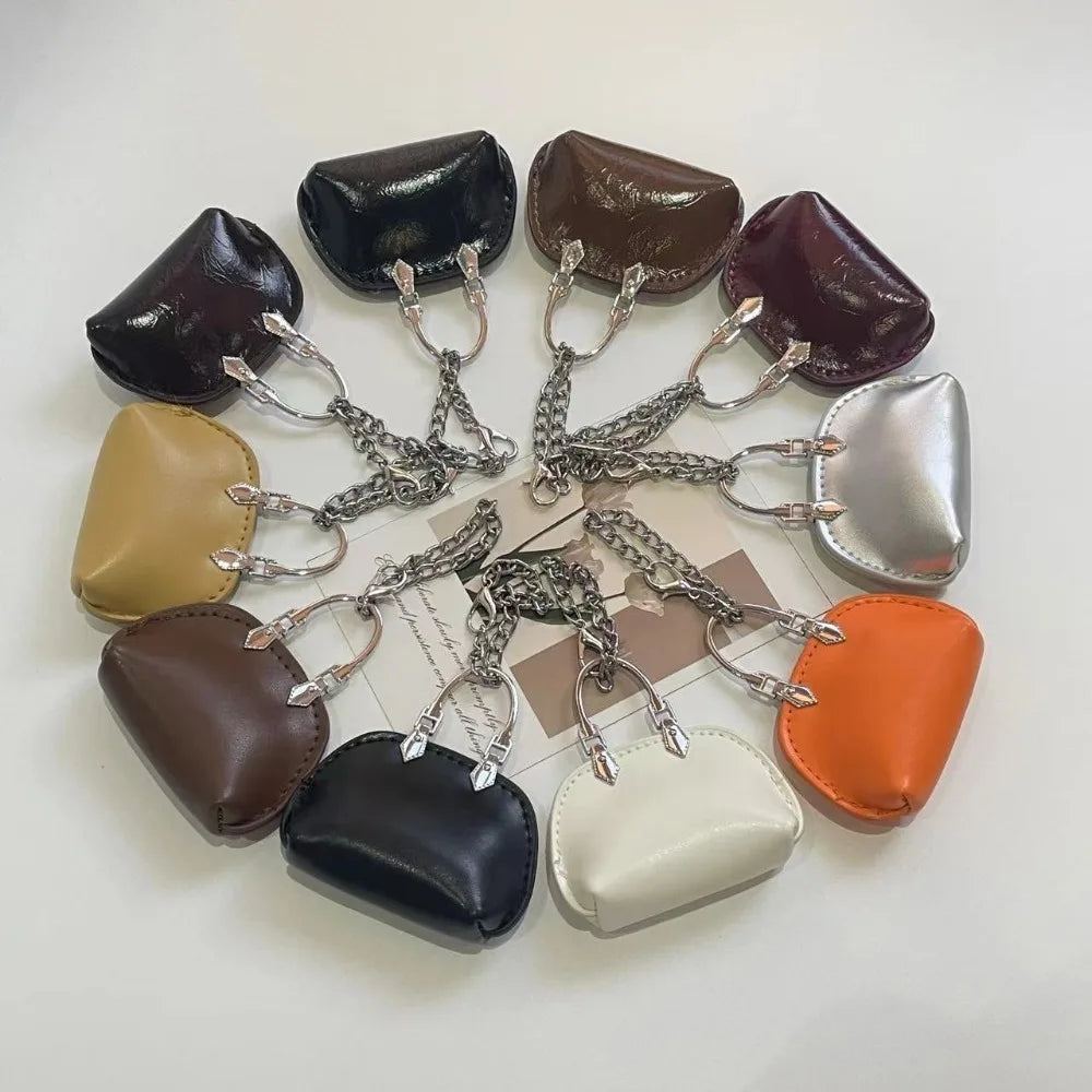 1+1 Gratis Birkin Inspiriertes Mini Handtasche - Kleine Muschel Münzbeutel Charm Schlüsselanhänger