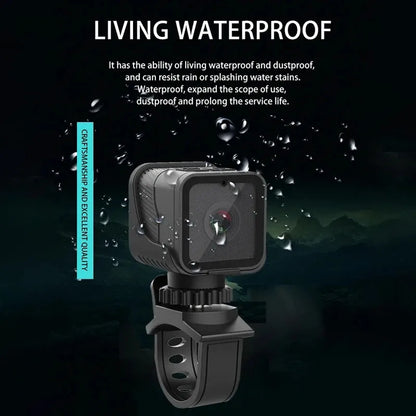 Mini Camera 1080P HD Waterproof Action Cam Outdoor Sports Fall 2025 Trend With WiFi Hotspot For Bike Riding