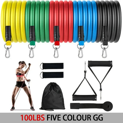 Lightweight Fitness Equipment - Portable Resistance Bands for Exercise, Bodybuilding & Weight Loss