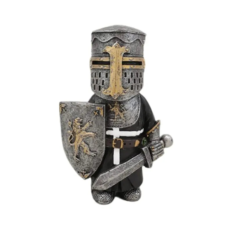 Set statue cavaliere da giardino decorazione medievale collezione gnomi autunno 2026 tendenza