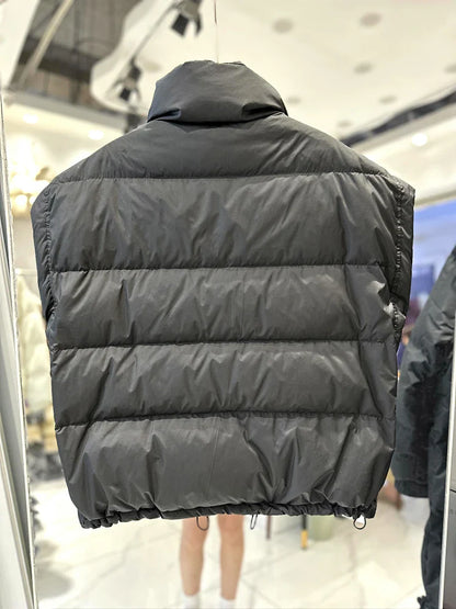 Insulating Women’s Down Vest - Cropped, Duck, Winter