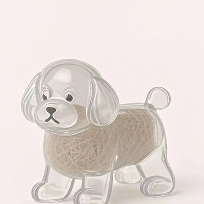 Nyckelring med minnessak för hundhår, hänge i klar harts charm