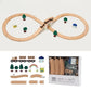 Beech Wood Train Track Set - DIY Assembly Toy for Kids Eco-Friendly